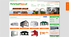 Desktop Screenshot of partytentplaza.nl